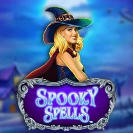 Spooky Spells by Novomatic, showcased at jjokery.com – game logo
