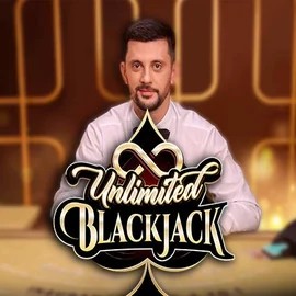 Unlimited Blackjack slot logo by Ezugi at Jokery Casino